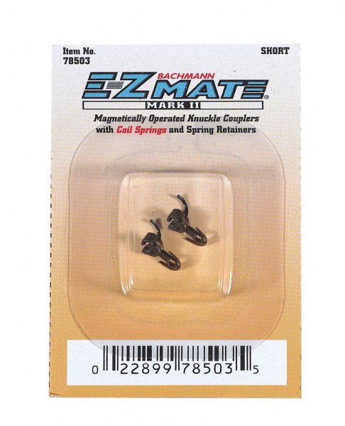 Bachmann 78503 MAGNETICALLY OPERATED E-Z MATE MARK II COUPLERS -SHORT N SCALE NEW