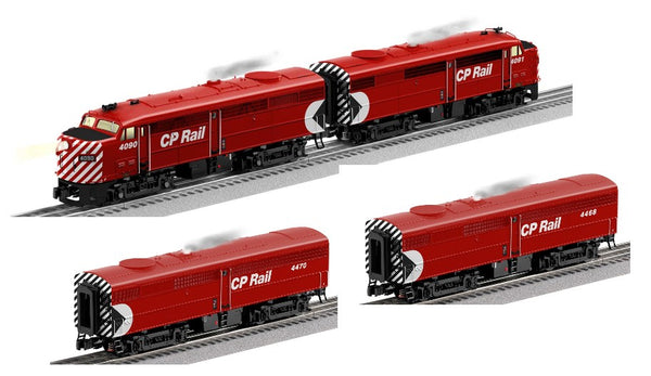 Lionel 2533890 Canadian Pacific CP Locomotive Set FA-2 AA,  2533898 Powered FB-2 #4468, AND 2533899 SuperBass FB-2 #4470 (Set of 3) limited O Scale NEW