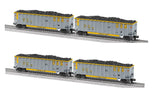 Lionel 2243020 CSX Standard O Rotary Gondola 4-Pack O SCALE NEW