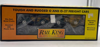 MTH Railking 30-7662 Auto Transport RailKing Flat Car w/Ertlr 1940 Woody Wagon O SCALE NEW