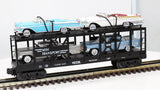 MTH Railking 30-7676 MTH Transport Auto Carrier Flat Car O SCALE Like New