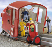 Lionel 6-34144 Santa Fe Scrap Yard O SCALE Used Damaged Box as is