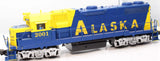 K-Line K2402-2001 ALASKA RAILROAD GP38-2 Diesel Engine Mainline O Scale Like New