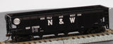 Walthers 931-1655 NORFOLK & WESTERN Offset Quad Hopper Trainline black HO Scale NEW
