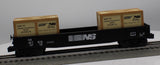 MTH Railking 30-72156 Norfolk Southern NS Gondola Car w/Crates O SCALE Like New