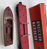 Lione Postwar 6801  Flat Car w/Boat  O SCALE Used Excellent