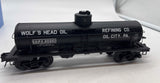 Atlas 8655-3 8,000 Gallon Tank Car Wolf's Head Oil #20650 (3 Rail) Oil City PA O SCALE Like New