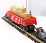 Lionel 6-9307 ERIE Animated Cop & Hobo Gondola #9307 O Scale Used