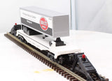MTH Railking 30-76110 Iron City RailKing Flat Car w/40' Trailer O SCALE Like New