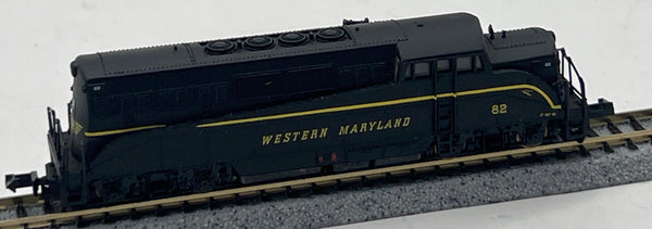 Life-Like  7906  Western Maryland BL-2 Diesel Locomotive 81  N Scale Like New