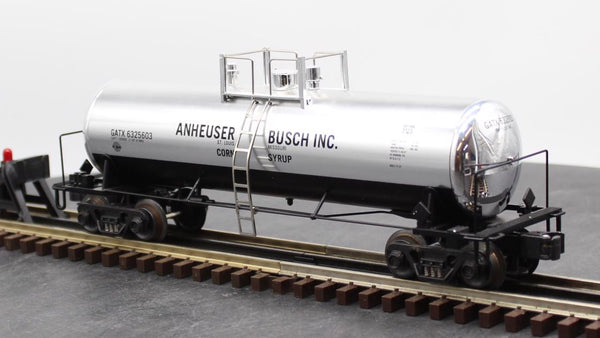 K-Line K6341-5602 Anheuser-Busch Corn syrup aluminum tank car O SCALE Like New