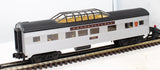 MTH 30-6070 PENNSYLVANIA RAILROAD O-27 Streamlined Vista Dome Observation Car #2036 O Scale Like New