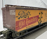 Atlas 6709-1 Blatz Beer (Old Heidelberg Milwaukee) Union Refrigerator Transit Co 40' Woodside Refrigerator Car 23120 3  RL O SCALE WEATHERED AS IS Like New