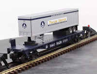 MTH Railking 30-7633 Baltimore & Ohio Flat Car w/ trailer O SCALE NEW
