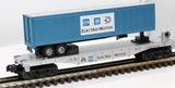 MTH Railking 30-7012C Electro Motive Division Flat Car W/Trailer O SCALE Like New