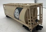 MTH Premier 20-97460 BNSF 3-Bay Cylindrical Hopper Car O SCALE Used Excellent