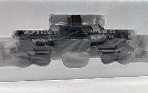 Atlas 8655-2 WOLFS HEAD OIL --OIL CITY PA 8,000 GAL SINGLE DOME TANK CAR  O SCALE NEW