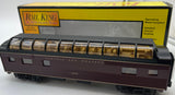 MTH Railking 30-6156 Norfolk & Western N&W Streamlined Full-Length Vista Dome Car O-27 Scale O SCALE Used Excellent