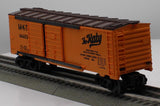 Lionel 6-16623 MISSOURI KANSAS TEXAS Double Door Boxcar w/ end of train device O Scale Like New