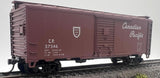 New England Models 3021 CP 40' Box Car HO Scale Used