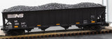MTH Premier 20-90898G Norfolk Southern 4-Bay Hopper O SCALE Like New