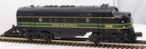K-Line K2581-0268 Reading non -powered unit F-7  O SCALE Used AS IS MUST HAVE ANOTHER KLINE UNIT TO WORK