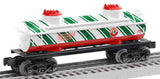 Lionel 6-29637 Candy Cane Two-Dome Tank Car O SCALE Like New