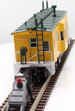 MTH Railking 30-77301 Chicago & North Western CNW Bay Window Caboose O SCALE Like New Damaged Box