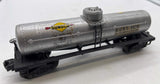 Lionel postwar 6555 SUNOCO Plain logo  Single Dome Tank Car O Scale Used No Box