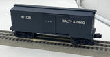MTH Railking 30-74025 B&O Confederate Army RailKing 34' Box Car - 19th Century O SCALE Like New