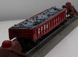 MTH 30-7009E CP Rail Gondola RailKing W JUNK LOAD O Scale Like New