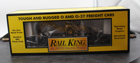 MTH 30-7606 Lines With Ertl Backhoe Semi-Scale Flat Car O SCALE Like New