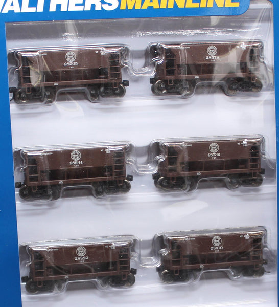 Walthers 910-58001 24' Ore cars [6 pack] Duluth, Missabe & Iron range HO Scale NEW