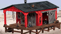 Lionel 6-14161 Smoking Hobo Shack O SCALE Used Damaged Box as is missing axe