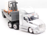 New-Ray Toys 16073 Freightliner Cascadia W/Fokr lift and barrel load 1/43 Like New