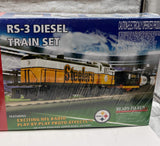 MTH Railking 30-4177-1 NFL - Pittsburgh Steelers R-T-R Deluxe Freight Train Set with Proto-Sound 2.0 O SCALE NEW
