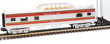 MTH RailKing 30-4142B Santa Fe Streamlined Vista Dome Car 510 O SCALE Used Damaged Box