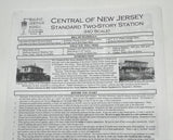 Railway Heritage Models CNH008 CENTRAL OF NEW JERSEY STANDARD 2-STORY STATION (PARTS) HO SCALE Used