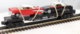 MTH 30-7634 Auto Transport w/2 vehicles O Scale Used