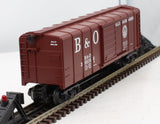 MTH 30-7429 BALTIMORE & OHIO Rounded Roof Box Car RailKing #385186 O Scale Like New