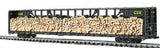 MTH 20-98211 CSX Center Beam Flat Car Premier O Scale Used