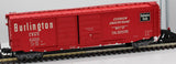 Atlas 8423-1 Burlington CB&Q double door box car O SCALE Like New