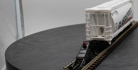 MTH Premier 20-97442 Glasshopper Glasshopper O Scale 3-Bay Cylindrical Hopper Car Like New