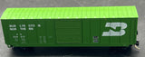 Roundhouse 8123 Burlington Northern BN Boxcar green N Scale Like New