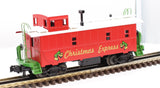 MTH 30-4207C Christmas Offset Steel Caboose O SCALE Like New