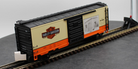 MTH 20-93213 Harley-Davidson 1903 40' Box Car O Scale Like New Damaged Box