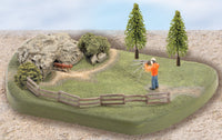 Lionel 6-34149 Sly Fox & The Hunter O SCALE Like New