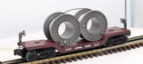 Lionel 6-16318 LIONEL LINES Depressed Flatcar with Cable Reels O Scale Like New