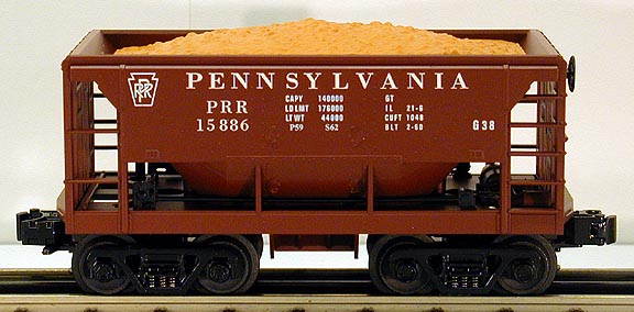 MTH 30-7522 Pennsylvania PRR Ore Car w/Load O Scale