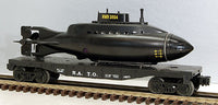 Lionel 6-16677 NATO Flatcar with Royal Navy Operating Submarine
